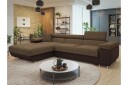 Gabina Sofa med Divan 3 seter   Brun