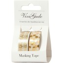 Creativ Company Folietape Gull med Ranker og Prikker 2 x 4 m