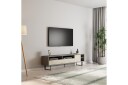 Gazali TV-benk 180 cm - Grå/Travertin