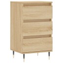 vidaXL Skjenk sonoma eik 40x35x70 cm konstruert tre