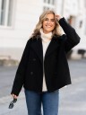 Selected Femme Alma Short Wool Jacket Sort 44