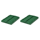 Liewood Weston Storage Box M 2-Pack GARDEN GREEN 13.5X25X36 cm