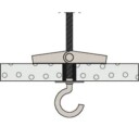 Fischer Plateanker KDH4 M4 x 70 mm 25-pk for Betong og Gips
