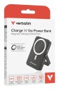 Verbatim Charge "N" Go Magnetisk Trådløs Powerbank 10000mAh Svart