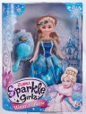 Sparkle Girlz Winter Princess Deluxe Blå