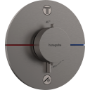 Hansgrohe ShowerSelect Comfort S dusjbatteri, sort krom