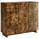 vidaXL Skjenk Røkt Eik 85,5 x 31 x 75 cm Konstruert tre
