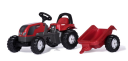 Rolly Toys RollyKid Valtra Traktor med tilhenger 12527