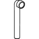 50 mm x 90° tilkoblingsbøy PP Geberit