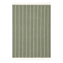 Ullpledd 120x180 cm   Grønt pledd med striper   100% ny ren ull   Istinden Høie of Scandinavia ullteppe