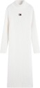 Tommy Jeans Tjw Badge Midi Sweater Dress   OFF WHITE   L