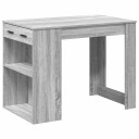  Skrivebord med skuff og hylle 102x62x77,5 cm konstruert tre 8721158575708