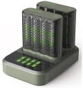GP Batteries ReCyko M452 Dobbel Batterilader Med Ladestasjon + 8xAA Batterier
