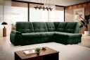 Sajana Sovesofa m. Sjeselong 3 seter   Mørkegrønn