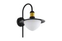 Vegglampe Utendørsbelysning Eglo Sirmione - Hvit/Svart/Gull
