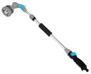 Cellfast Spraypistol med teleskopstang for hageslange ??? 77/110 cm ??? Bl??/Svart/Gr??