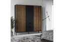 Meorati Garderobe 185x200 cm - Brun