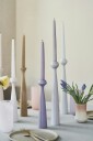 Applicata Blossom Stearinlys 4 pk Cool Grey