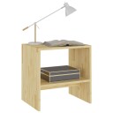 vidaXL Nattbord 2 stk 40x30,5x40 cm heltre furu
