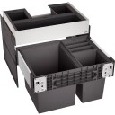 Blanco Select II XL 60/3 kildesorteringssystem 46 liter sort