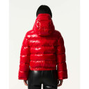 Perfect Moment Polar Flare Down Jacket Dame Red Lakke S