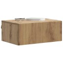 Vegghengt Nattbord Artisan eik 49 x 34,5 x 20 cm Konstruert tre