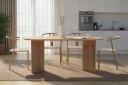 Dano spisebord 180 cm ovalt - Safir Eik