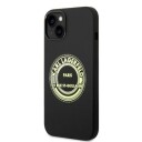 Karl Lagerfeld Silikon Deksel til iPhone 14 Plus - Svart Hardcase
