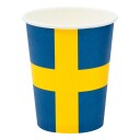 Design House 95 Pappkopper Svenske Flagget 8-pakning 202435