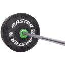 Master Fitness Add On Plates, Gummibelagte vektskiver Vekt 0,25 kg
