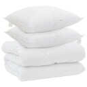 Vidaxl Vinter Dynen med pute 3 pcs Hvit 240 x 200 cm Mikrofiber