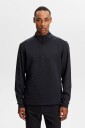J. Lindeberg Lassy Quarter Zip Mid Layer   Black   S
