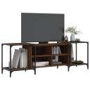 vidaXL TV-benk brun eik 153x37x50 cm konstruert tre 8721012193888