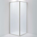 INR Iconic Nordic Rooms Dusjhjørne Edge 13 Måltlpasset - Høyre / Stone Frostet Glass