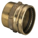 Viega Sanpress XL 76,1 mm Overgang Muffe/Nippel Stål