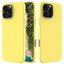 iPhone 16 Pro Liquid Silikondeksel Gul