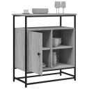 vidaXL Skjenk grå sonoma 69x35x80 cm konstruert tre
