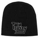 Thin Lizzy Thin Lizzy Unisex Beanie Hat: Logo Black