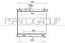 PRASCO HN002R001 Radiator motorkjøling