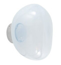 Tom Dixon Melt Surface LED Vegglampe Mini Opal/Silver