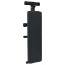 vidaXL Sit Up Benk Svart 124 x 33.5 x 55 cm Pulverlakkert stål