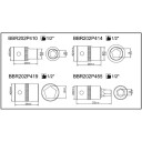 Bahco BBR202P419 Femkantpipe 1/2" 19 mm, Håndverktøy