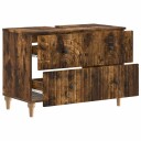 vidaXL Baderomsvaskeskap ALKMAAR Røkt Eik 82 x 41 x 59 cm