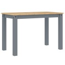  Spisebord Panama grå 117x60x75 cm heltre furu 4005703