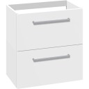 1904 Voss Slim Servantskap med 2 Skuffer Hvit Matt / 50cm GRO-7041017