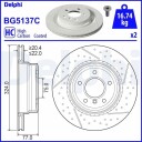 DELPHI BG5137C Bremseskive