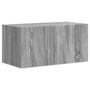  TV Veggskap Grå Sonoma 60 x 31 x 29.5 cm Konstruert tre
