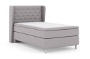 Select No 6 Komplett Sengepakke 120x200 Medium Watergel   Lysegrå/Metallben