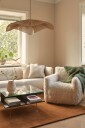 Decotique Urban 3,5 Setersofa Vevd Panelstoff Beige Breeze