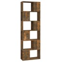 vidaXL Bokhylle/romdeler r?kt eik 60x24x186 cm